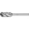 Pferd Carbide Bur - Cylind. Radius End, ALU Cut - 1/2" x 1" x 1/4" Shank - SC-5 24465 - alternate 1